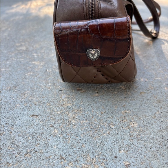 Brighton Elegant Brown Quilted Women's Bag - Picture 4 of 8